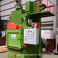 HH-368 TUMBLING BARREL SHOT BLASTING MACHINE