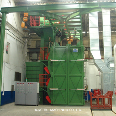 HH-568-8-A DOUBLE COLUMNS THE HOIST SAND BLAST MACHINE